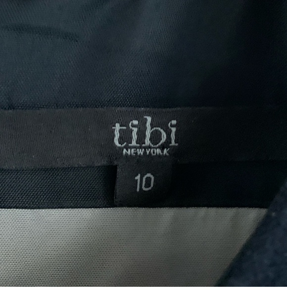 Tibi Black Geometric Cutout Sheath Dress - Picture 5 of 7